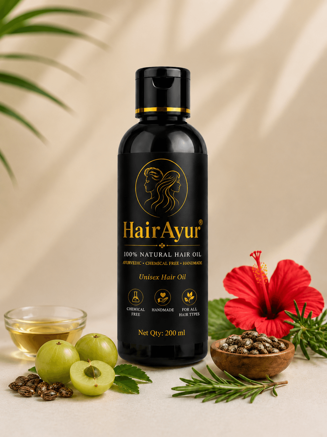 Natural Herbal Hair Oil