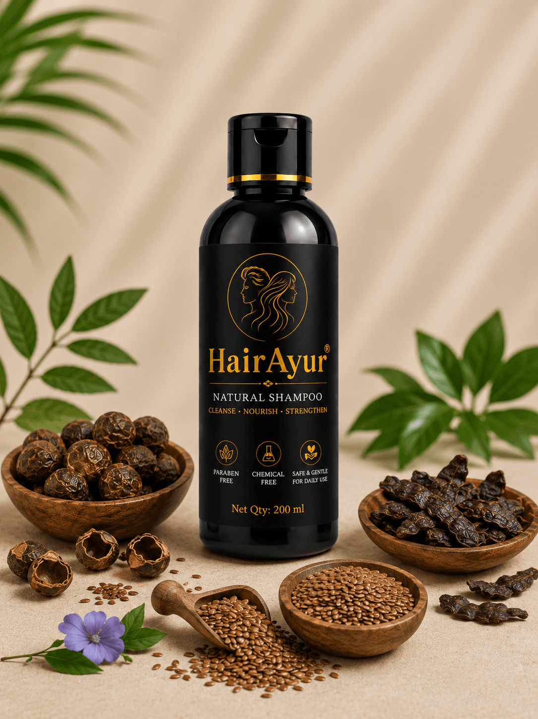 Natural Soapnut & Shikakai Shampoo